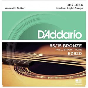 Corzi chitară acustică D'Addario EZ920 bronze .012