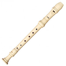 Blockflote Aulos Sopran cu gaura dubla, grifura germana
